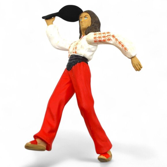 Indiana Jones Marion Ravenwood Collectible Figure Raiders Ark Frying Pan Red Pan - Picture 4 of 7